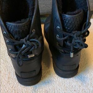 Black Ugg boots